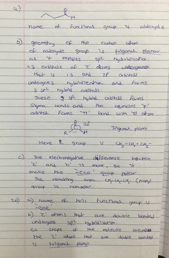 H aldchydle of Funchlanal hame grap geamehy of aldehyale ofon Of Caubon tigonal plana Is gvoip spL hybunzahn cas d&oms Aterga