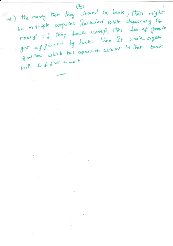 the money o hey Stored in bank betr might tple prpose S 2cluded money. ty while deposi ti rg The Loase money, then fot of Peo