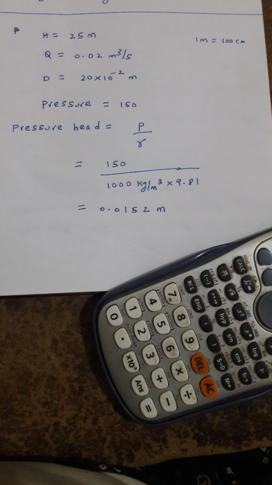 2.S m Im loo Cm &=o. O 2 - 2 20 X1o Pressore ISo Pressure hea da P I50 o. oIS 2 m O N X + log sin co BC ENG DEL 6 4 2 3 . 10