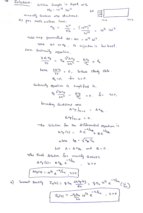 SiliCon Sample is depedvoi th 16 Lauo As pe l acion TotalEHP generate d ap 데em Genti nuly egualion ctaady stala . つじ sn.pli