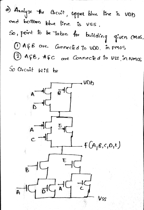ond botforo due ne. VSS so, point to beTaten、 tor building iven (MoS AFe, fc ave Connects to vss n Nmas VDb Vss