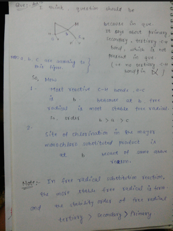 vestion shouldbe becaose ne t gays about priman Secondasy, tertiary c if pseeut in que So Mort reactive c- band ,a-c beacaus