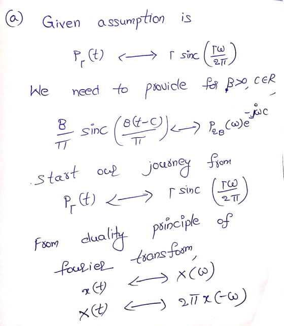 ) Givenassumption is O- 2.Tr 2TT Fsom dlual