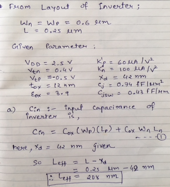 Fuom Layout of nvedter し=o.as μ.m Groven Parameter Eox = 3,9 acitance hese , Y 42nm gren-