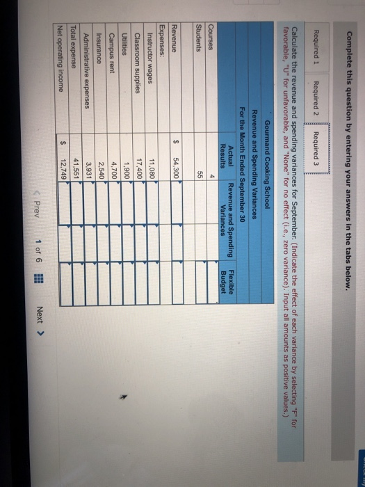Complete this question by entering your answers in the tabs below. Required 1 Required 2 Required 3 Calculate the revenue and