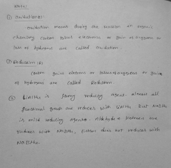 Note chentrg corten lomux on ot hyoegins are CalledOn dechim 여 hydrogens are (alled Reduction an ③ LiniHuis J.had nedueซ ag