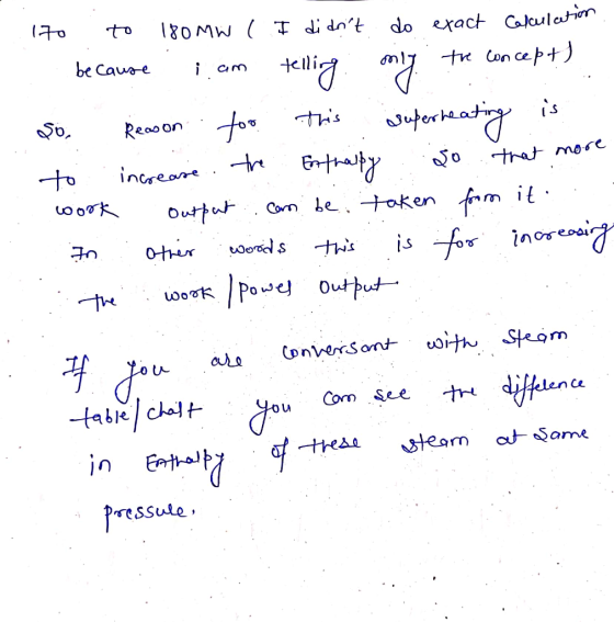 to 180MW T di dnt do exact CaJaulatn be Cauae t Con ce pt నం This is Reaoon t0 increane r that more Con be taken fm it out