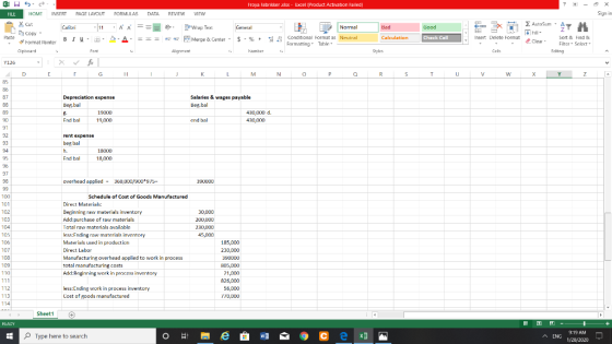 Froya Fabrikker xlsx - Excel (Product Activation Failed) ? - ox Sign in FORMULAS DATA REVIEW VIEW Copy 2 AutoSumA , AA A 5. F