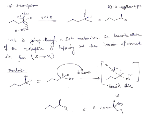 (5) - 2-kromobentones B) - 3-mebly\iex-I- y nee er! OMSO sho, where H-Piana - This is going through a sw2 mechanism. so, bron