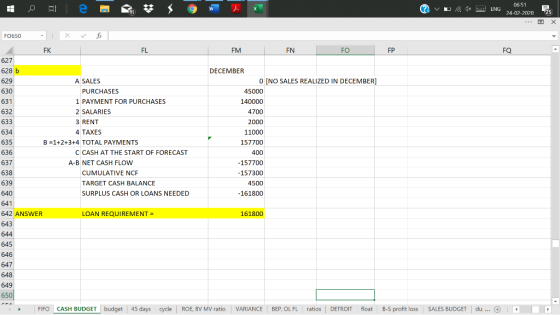 ? v L 1 ENG 06:51 24-02-2020 25 F0650 X fix - FK FL FM FN FC FP FQ . 627 628 629 630 631 632 633 634 DECEMBER O [NO SALES REA