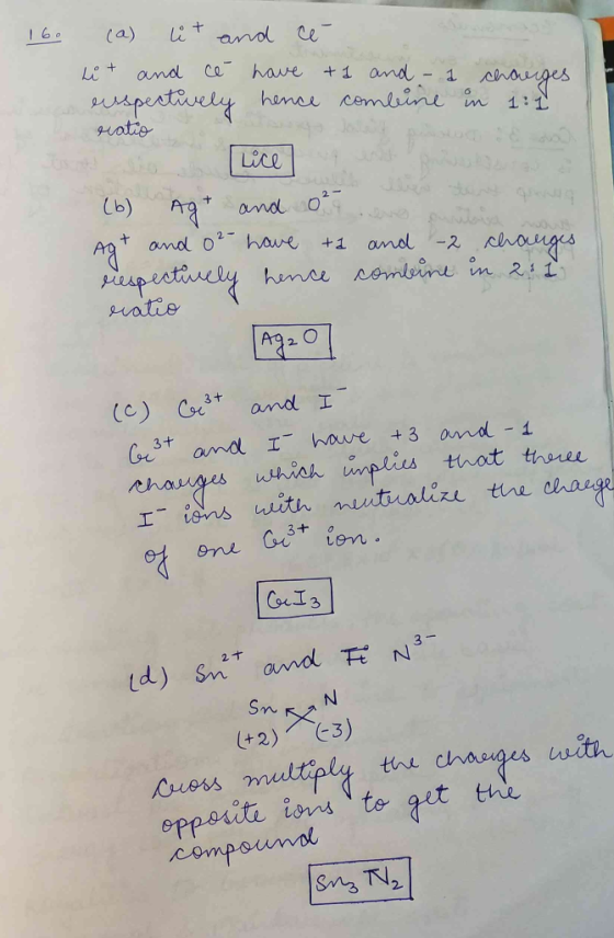 160 (a) it and cé it and cé have t 1 and 2 changes erspectively hence combine in 1:1 ratio Licen wa (6) Ag + and 027. Agt and