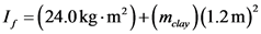 1, = (24.0kg.mº)+(mday) (1.2 m)?
