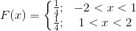 F:0) = 1: -2 <r <1 1<x< 2