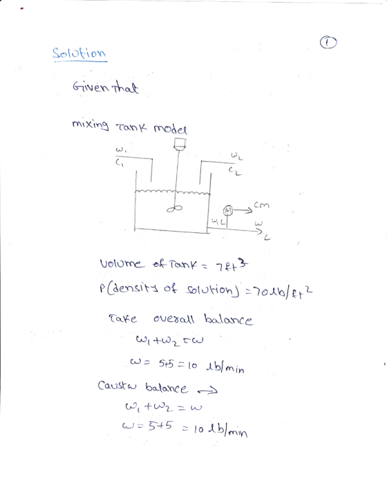Solotio Given that mixing Cank mode OL Cm Take ouesall balance Caustu balonce