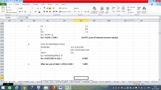 ke - Microsoft Excel (Product Activation Failed) Review File Home Insert Page Layout Formulas Data View Add-Ins Σ AutoSum - C