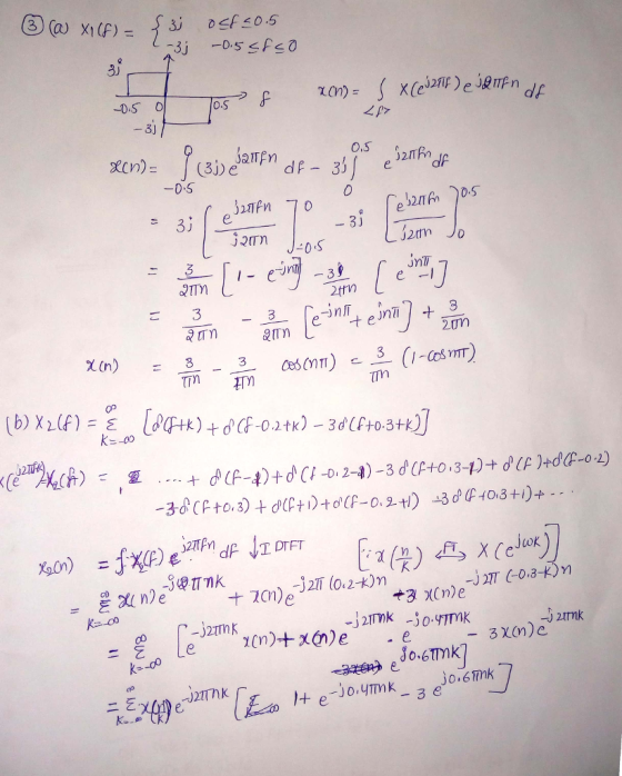 3J -0S O LA 3J 0.S 0 3J b) X2 (f) = Σ , Ia@k)+8(F-02tk) _ 3dUw3+k) 0.2 DIF juoK - 3xn)e 0-6m + e-o.ynk
