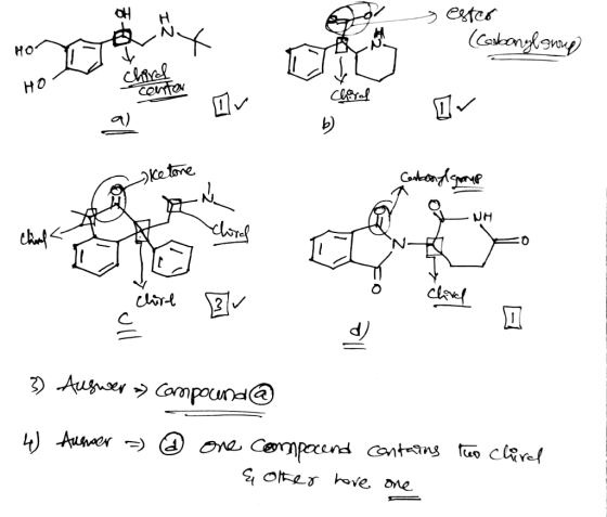 or ester IZ (Cabanglsroup Но conto chord ketone Abonylsparup o -NH Champs- cline 3) Auswer Compound @ . 4) Auswer = 2 one com