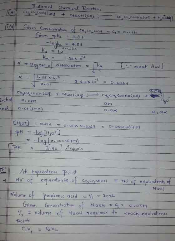 AD Balanced CH CH Cool (aq) chemical Reaction + NaOH(aq) - CH₂ CH₂ Counalap + Hold) CB - = o-olm. Given Concentration of CH₂