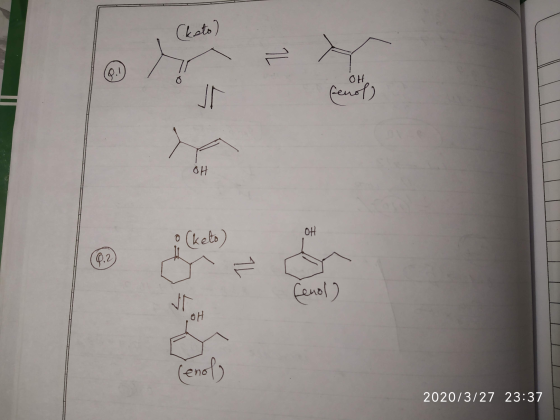 (kato) penol) OH (keto) fenol) (enol 2020/3/27 23:37