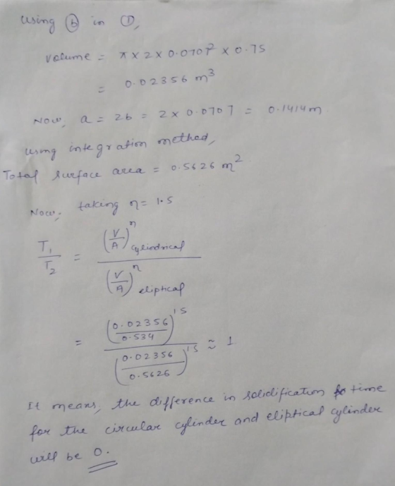 using in * X 2x 0.010P xo.75 Volume - O.D2356 m3 O.1414m a = 26 = 2x 0 0707= usng onte gyation methed 2. O.5626 m Total luefa