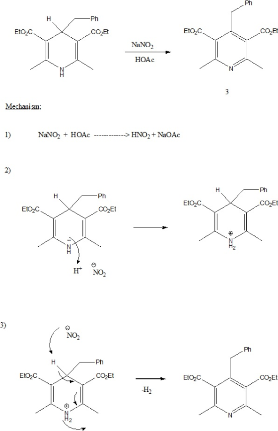 н -Ph COPE EtO2C EtO2C CO2Et NaNO2 HOAC Mechanism: | 1) NaNO2 + HOÁc ----> HNO + NaOÁc Ph Ph CO2Et Eto C CO ET Eto ?: ZI NO2