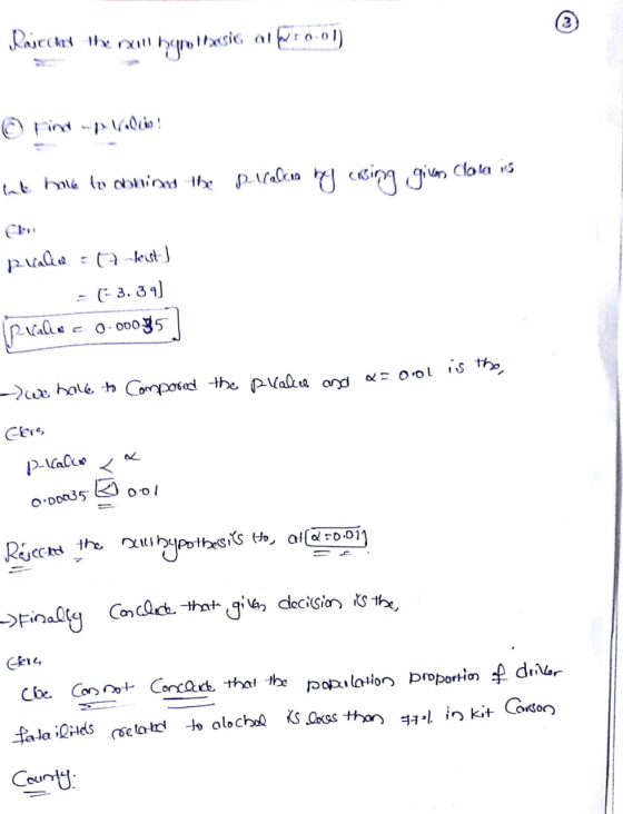 Rajechas the roll bagno, llacsicalW10.01) Oring - 17.00 at halo to obhind the pucalis by using given dala is pvalu = 67-best)