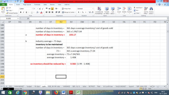 ACCOUNTS latest - Microsoft Excel (Product Activation Failed) View Add-Ins File Home Insert Page Layout Formulas Data Review