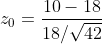 10 18 1 to = 18/v 42