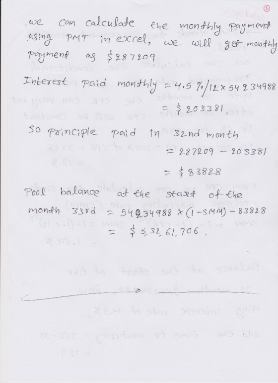 oe Can calculade êhe monthly yme yment 98 7100 Inte est Paid monthly-16%)1LX54g349 88 emonth 20338) So Painciple paid v 32 nd