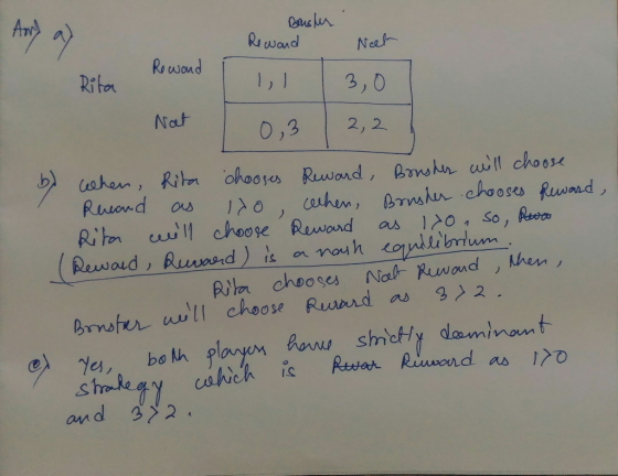 Brusher Reward - Neel Rewand Rita II 13,0 Nat 0,3 1 2,2 when Ritar chooses Reward, Brushes will choose Record as to when, Bru