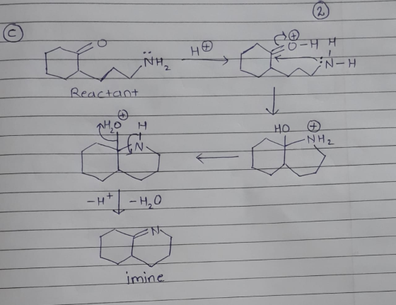 NH Reactant Н НО +) INH, H -H, O Z Na imine