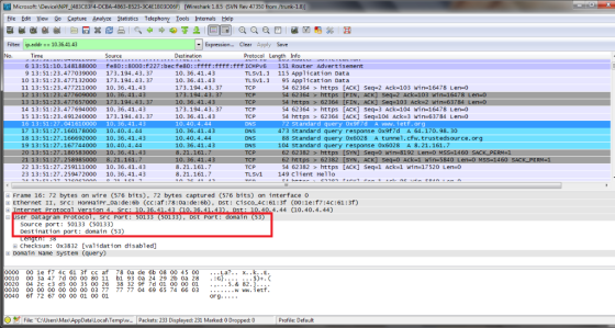 Microsoft \Device NPF (483C83F4-DCBA-4863-8523-3C4E1B03D06F) [Wireshark 1.8.5 (SVN Rev 47350 from /trunk-1.8) Eile Edit View