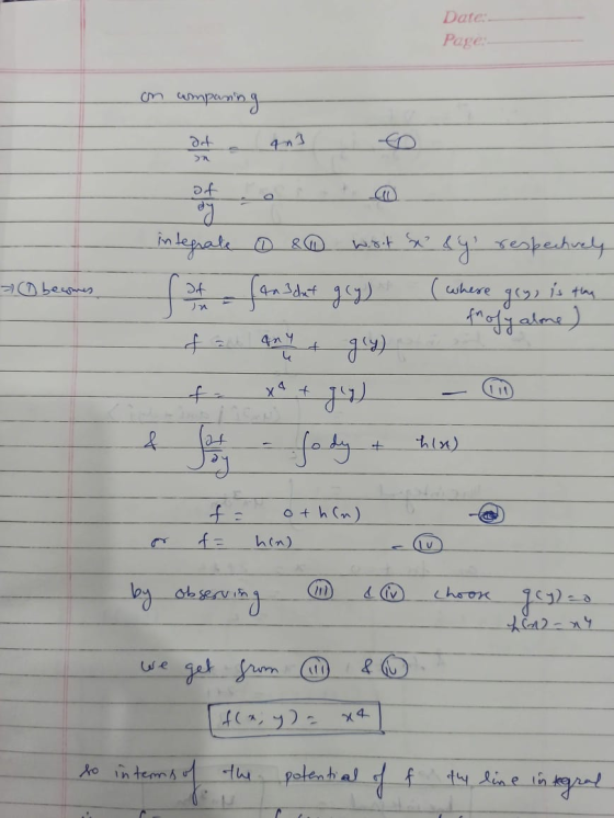Date Page on amparing dd > of dy integrate a becomes Of in Ion Ichet gcy) & y respectively gry, is the frofy alme) where f an