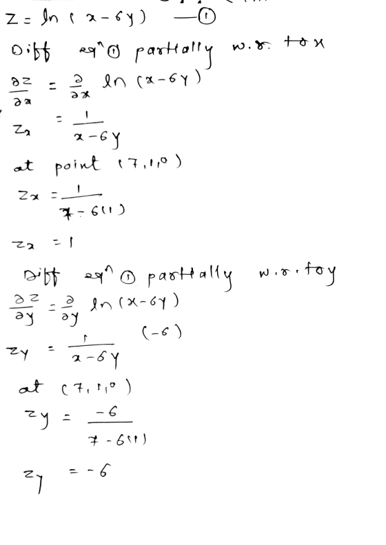 Z - In i 2-6y) Dibt ego partially wor. ton е xe en ra-by) aa Za ༣ - -6y at point 17,0,0) 2x - 1 7-611) 22 1 = Wiggi toy e he