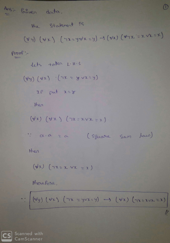Ang eaven data Statement S the Proof +aten LHS lets (6A7ARS ROT (*A) (RA) put hen ( - XA7-L) A) (1A) Naus) 8quare Ca-a Sum th