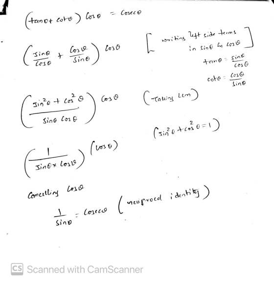 → Cosece tanot coto) Cose Cose Coso ( sino writing left side terms in sind in Loso + Sino sino tano coso collo sino coto coso