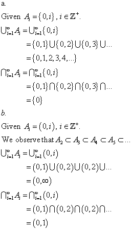 Given 4 = {0,1), i eZt. 01.24 = U_{0,1} ={0,1}}{0,2}U{0,3U... = {0,1,2,3,4,...) n_4 ={0,} ={0,1} {0,2}n(0.3}n... ={0} Given 4