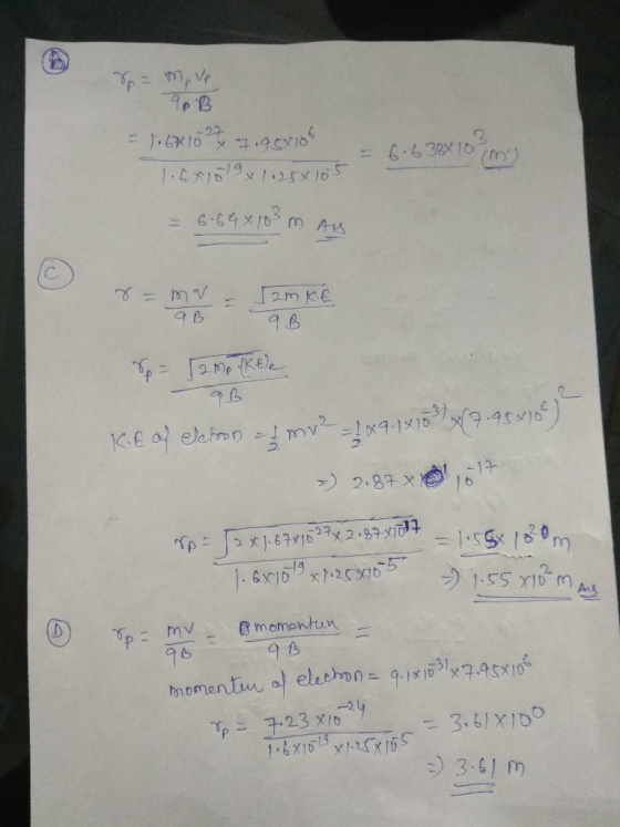 rpm, Up че В = 1.68107 71988106 7.6x1099x lurrunt = 6.638X102 = 6.64*103 is an Samke me – e 9b Spame kele ab KE of eleton - 1
