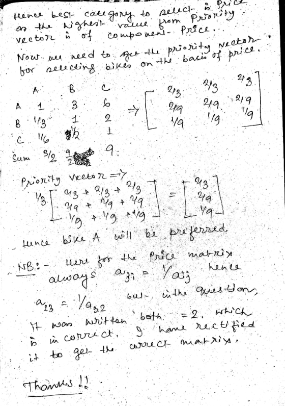 f price, trence best category to select is ? and the highest value from Priority: vector is of component price... I Now all n
