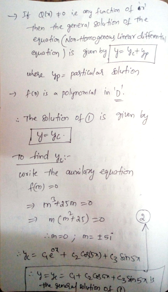 -then the general golehon。L the equation ) is t ( to -find y:- e auou