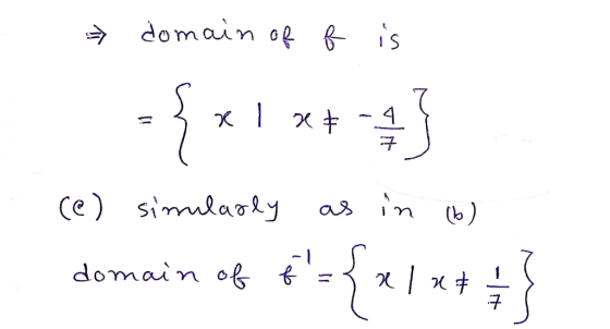 domain of 6-is I S -1