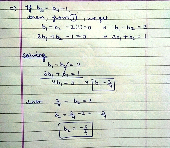af bz= by = 4 then, from the get b. - b -2.(1)=0 b-b2 = 2 36, +by -1=0 * 3b + b₂ = 1 solving by = b.by/= 2 3b + b = 1 46,= 3