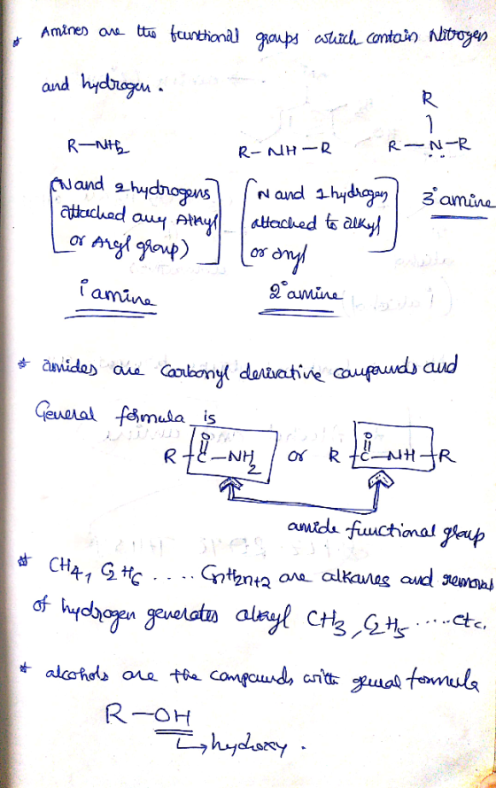 Amines are the fruitional groups which contain Nitrogers and hydrogenated in a ER Ranth R-NHTRR-N-R en and a hydrogens) Iwand