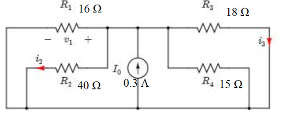R3 R, 16Ω 18Ω 12 R, 15 Ω 40() 0.3A