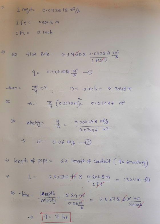 1 mgda 0.0438 18 m3/8 Ifta 03048 m. 1 ft = 12 inch 80 flow Rate = O. IMGPX 0.043818 m3 IMED 9- 0.0043818 m3 8 Area = 02 DE 12