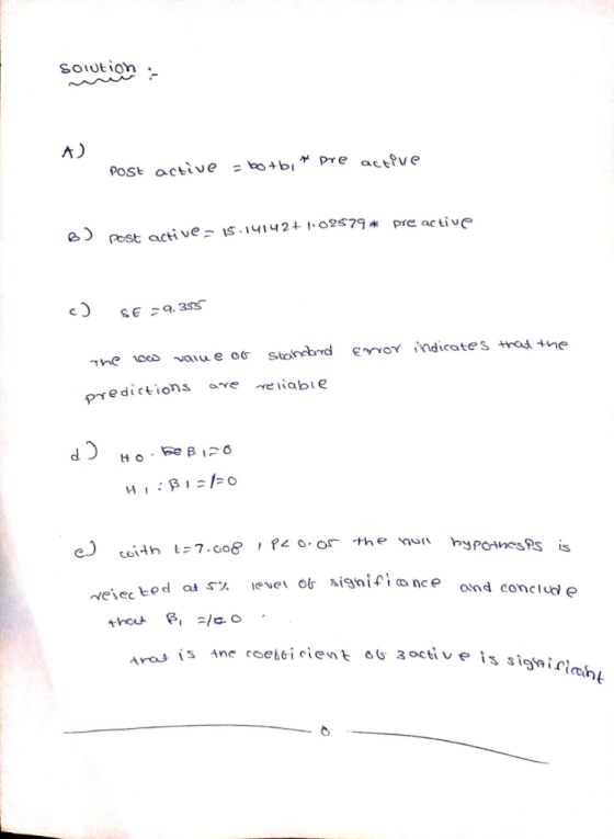 A) Post actibe actPve e rost acives4142 1.09579Pre active ave me able γ e dictions ypoanesPs is le velot signif, once ond c