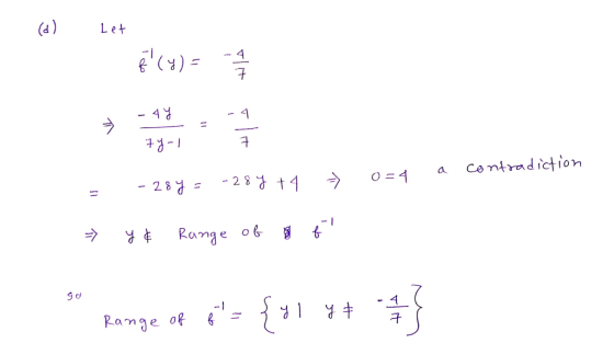 (d) Let 4 4 う-=-9 a Co mtradion Range o