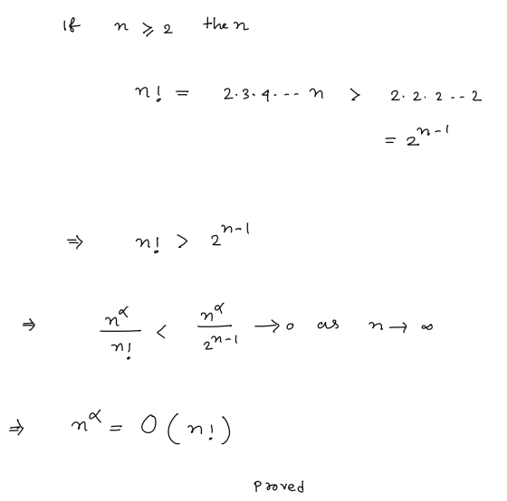 If n > then т! = 2. 3. 4. .. > 2. 2. 2 .- 2 1 ~ – 2 п. 2 25- ч Љч — Кю о — и » 1-и“ - т* - 0 (9) proved