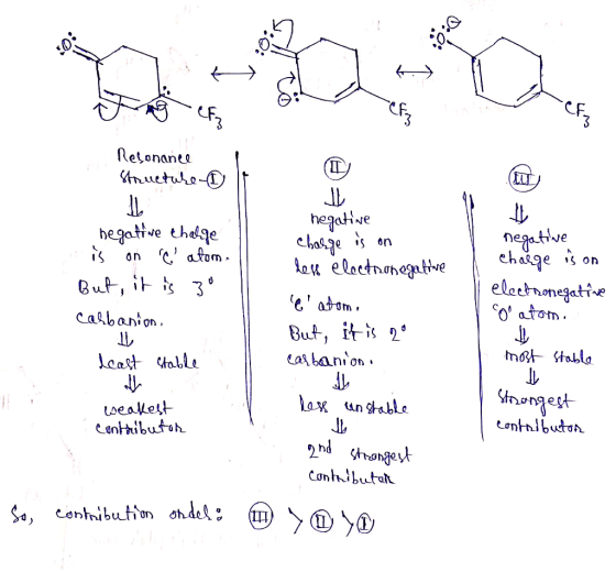 0:0: t. Resonance Structure I negative change is on Q atom. But, it is 30 carbonion, IL least stable negative charge is on le
