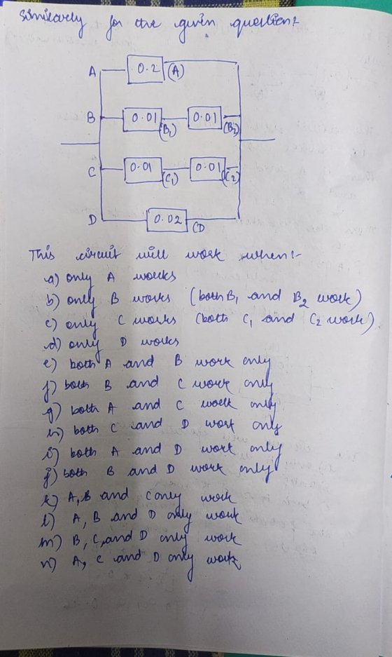 SUM csere. HU Similarly for the given quartient 0.01 DL 10.020 Ті. «я і шви моя шум - a) Only A woocks 6 onlly B woves (both